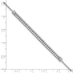 14k White Gold 1 carat Lab Grown Diamond VS/SI+ G+ Complete 6.5 inch with 1 inch extension Bracelet - Image 5