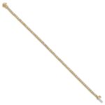 14k 2 3/4 carat Lab Grown Diamond VS+ F+ Complete Tennis Bracelet - Image 2