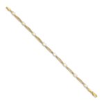 10k Fancy Diamond and Opal Bracelet - Image 2