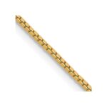 14K 1mm Box with Lobster Clasp Chain