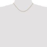 14K 1.05mm Box with Lobster Clasp Chain - Image 4