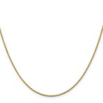 14K 1.05mm Box with Lobster Clasp Chain - Image 2