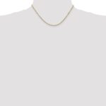 14K 1.5mm Box with Lobster Clasp Chain - Image 4