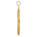 Wideband Distinguished Coin Jewelry 14k Polished Rope 32.0mm x 2.85mm Screw Top Coin Bezel Pendant - Image 2