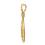 14k Star Of David Round Charm - Image 2