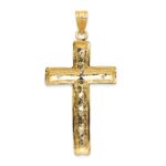14k Large Crucifix Tree Pendant - Image 4