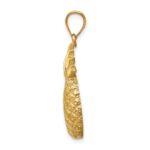 14k Diamond-cut Pineapple Charm - Image 2