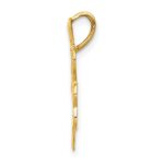 14k Filigree Shamrock Charm - Image 2