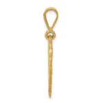 14k Reversible SWEET 16 / REACH FOR THE STARS Charm - Image 2