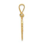 14k Reversible 25th ANNIVERSARY / OUR LOVE GROWS STRONGER EVERY YEAR Charm - Image 2
