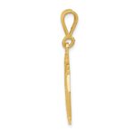 14k FIRE RESCUE Badge Pendant - Image 2