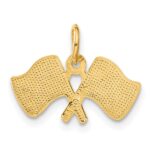 14k Racing Flags Charm - Image 3