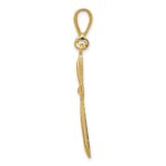 14k Passion Cross Pendant - Image 2