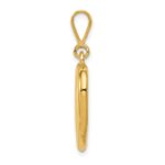 14K Polished Heart Pendant - Image 2