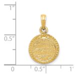 14k 3-D Birthday Cake Opens with Enameled Candle Inside Pendant - Image 5