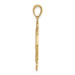 14k Large FD St. Florian Badge Pendant - Image 2