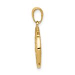 14k Reversible Fire Department Shield Pendant - Image 2