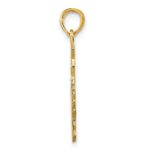 14k Polished Cat Charm - Image 2