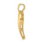 14K Polished Heart Pendant - Image 2