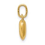 14K Polished 3-D Puffed Heart Charm - Image 2