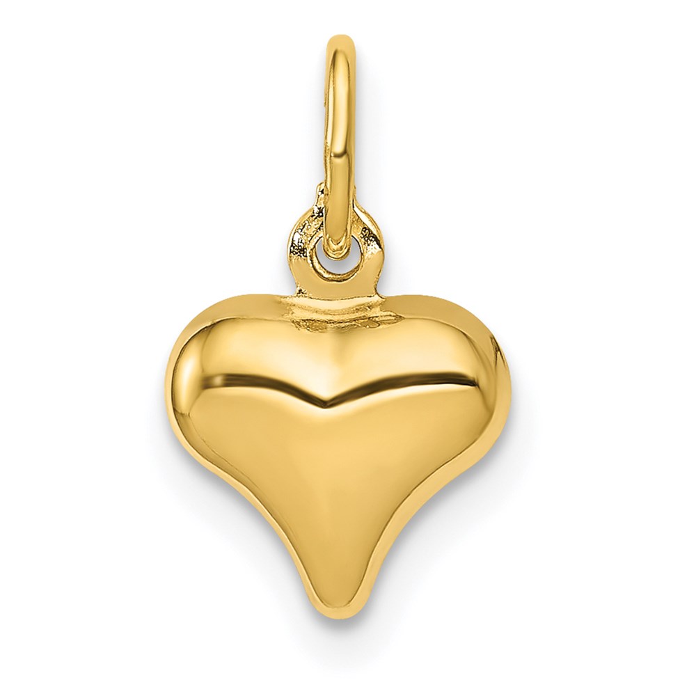 C2905.jpg 14K Polished 3-D Puffed Heart Charm - Image 1