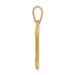 14K Polished Open Heart Pendant - Image 2