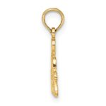 14k Heart AND KISSES Charm - Image 2