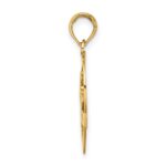 14k I HEART YOU in Heart Frame Charm - Image 2