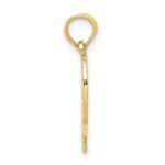 14k 13 in Heart Cut-out Pendant - Image 2