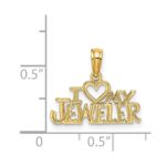 14k I HEART MY JEWELER Charm - Image 3
