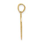 14k 15 in QUINCE ANOS Heart Frame Pendant - Image 2