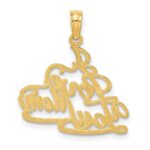 14k I LOVE YOU MOM Charm - Image 3