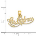 14k #1 GRANDMA Charm - Image 4