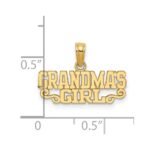 14k GRANDMA'S GIRL Charm - Image 3