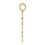 14k #1 DAD Cut-out Charm - Image 2
