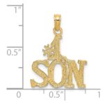 14k #1 SON Charm - Image 3