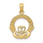 14k Claddagh Charm