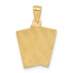 14k Ace of Hearts and Ace of Spades ALL IN! Cards Pendant - Image 3