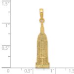 14k EMPIRE STATE Building Pendant - Image 4