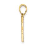 14k Cut-out New York Skyline with Taxi Charm - Image 2