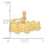 14k Fire Truck Charm - Image 4