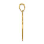 14k VFD LADIES AUX  Shield Charm - Image 2
