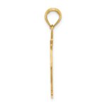 14k FD LADIES AUX in Shield Charm - Image 2