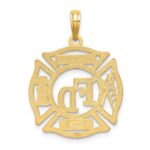 14k FD LADIES AUX in Shield Charm - Image 4