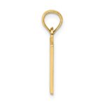 14k #1 TEACHER with Engravable Area Charm - Image 2