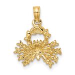 14k 3-D Cancer Zodiac Charm - Image 4