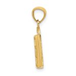 14K Shopping Bag with BORN TO SHOP Pendant - Image 2