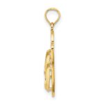14k 3-D HAWAII ALOHA Double Flip-Flop Charm - Image 2