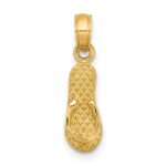 14k 3-D MYRTLE BEACH Single Flip-Flop Charm