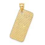 14k MARYLAND OCEAN CITY License Plate Charm - Image 4